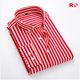 thumbnail image 1 of Moda nuevos hombres camisas de manga larga masculino rayas clásico-Fit confort suave Casual botón abajo camisa Casual masculino camisa Tops 5Xpangjing, 1 of 4