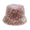 thumbnail image 1 of Zmoon Chapeau Seau pour Femmes Chapeau de Soleil à Sequins Double Face, 1 of 4