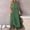 Green, variant on Sleeveless Maxi Dress, Summer Casual Dress for Women in Breathable Fabric, Long Halter Neck Elegant Everyday Dress