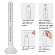 Cool Mist Humidifier - Portable Mini Air Humidifier for Bedroom, Desk, Car, Travel, Office, Adjustable Length