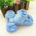 thumbnail image 3 of Huowey Infants Kids Baby Bowknot Printing Cloth Shoes SB 11 Holiday Footwear, 11, 3 of 5