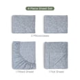 thumbnail image 3 of Martex Restore Cooling Bed Sheet Set, Queen, Charcoal, 3 of 7