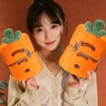 thumbnail image 5 of STPToys Carrot Throw Blanket for Couch,Soft Cozy Fleece Plush Fuzzy Blanket for Room Home Dorm Sofa Decor, 5 of 6
