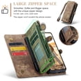 thumbnail image 7 of ETFAST Leather Wallet With Card Holder Zipper Phone Case For Samsung Galaxy S24 Ultra S23 FE S22 S21 S20 S10 High Quality Leather Phone Case, 7 of 7
