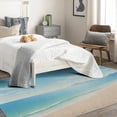 thumbnail image 4 of Ocean Rugs for Living Room Bedroom - Beach Rug 5x6 - Coastal Carpet for Home Decor - Washable Non Slip Patterned Indoor Large Area Rug - Soft & Low Pile (ZN&711), 4 of 7
