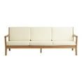 thumbnail image 3 of Linon Cormeer 3-Seater Outdoor Sofa with Cushions, Natural/Antique White, 3 of 9