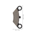 thumbnail image 2 of WHAMVOX Pastillas De Traseras Para Motocicleta Y Atv Color Negro Resistentes Y Duraderas, 2 of 6