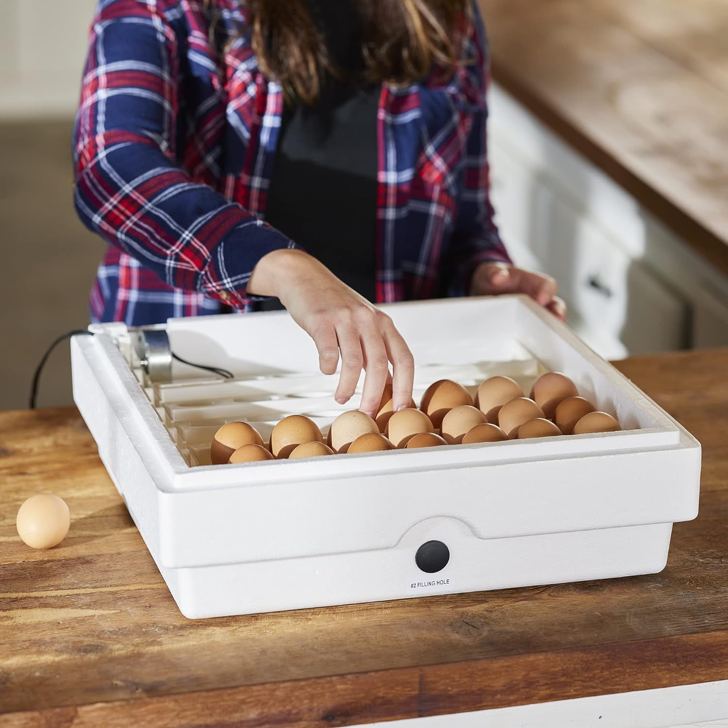 WangCaiXin Farm Innovators 3200 Automatic 41 Spot Egg Turner, Eliminate Manual Handling & Improve Hatching Rate — Residential Use, Standard Application