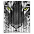 thumbnail image 1 of RYLABLUE Tiger Waterproof Shower Curtain 66x72 inches, 1 of 1