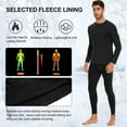 thumbnail image 2 of 2 Packs Mens Long Johns,Thermal Underwear for Men Soft Base Layer Mens Thermal Pants for Cold Weather, 2 of 5