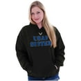 thumbnail image 4 of US Air Force USAF Sister Proud Sis Hoodie Sweatshirt Women Brisco Brands S, 4 of 6