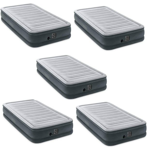 Intex Dura Beam 13 in Air Mattress, with Builtin Pump, Twin Walmart
