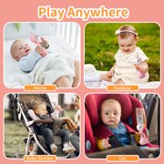 alilo Yoyo Talking Bunny Baby Musical Rattle - Repeats What You Say, Preloaded 90+ Content, ABC/Number/Notes Learning Toys for Babies Infant Newborn
