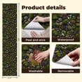 thumbnail image 5 of Peel and Stick Wallpaper Moss Covered Stones Purple Wildflowers Forest Wall Mural 23.6in x 9.8ft Self Adhesive Removable Wall Paper Renter Friendly Wallpaper for Bedroom Livingroom Office Studio, 5 of 8