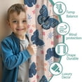 thumbnail image 3 of Blackout Kids Curtains,Flower and Butterfly Childrens Insulated Curtains Set Of 2,Bedroom Essentials,Toddler Room Decor 42"x63"(106x160cm), 3 of 4