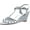 Silver, variant on Bonnibel Womens Flosa-1 Glitter T Strap Wedge Dress Sandals