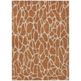 thumbnail image 2 of Addison Rugs Chantille Indoor/Outdoor Transitional Geometric Paprika Washable Rectangle Rug, 3' x 5', 2 of 6