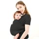 thumbnail image 1 of Acrabros Baby Wrap Carrier,Manos libres portabebés Sling,Ligero,Transpirable,Suavidad,Perfecto para bebés recién nacidos y bebés Regalo de ducha,Negro, 1 of 3