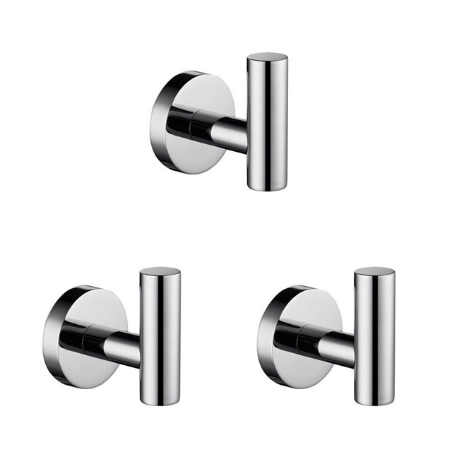 Ganchos para abrigos Ounissouiy acero inoxidable 304 montado en la pared blanco