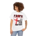 thumbnail image 2 of DJH Apparel | My Faith: It's Bigger Than Football Christian Unisex T-shirt, 2 of 6
