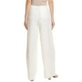 thumbnail image 2 of Proenza Schouler White Label womens  Helena Pleated Pant, 4, White, 2 of 3