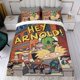 thumbnail image 4 of Hey Arnold Conjunto de sábanas temático, trío de piezas, cómodo y amigable con la piel, diseño único, regalo de decoración para el hogar para familiares, amigos y fans, 90 cm * 190 cm, 4 of 6