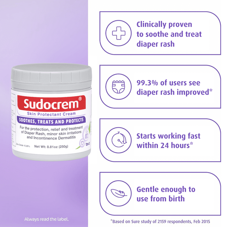 Sudocrem Diaper Rash Cream, Triple Action Protection, 14 oz photo 5