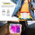 thumbnail image 6 of FJLBDE Case for Lenovo Tab K10 / M10 FHD Plus 10.3 inch with 360 Kickstand, Shoulder Strap Carrying Protective Cover, Multicolor Red, 6 of 6