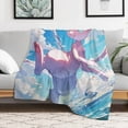 thumbnail image 5 of Pokemon Mewtwo Throw Blanket Cute Flannel for Boys Girls Men Women, 5 of 7