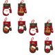 thumbnail image 1 of Juego de 8 cubiertos navideños, muñeco de nieve, Papá Noel, alce, cuchillo y tenedor, funda para bolsa, cubiertos, soporte para cubiertos, Navidad, Año Nuevo, decoración de mesa, adornos, guantes, 1 of 5
