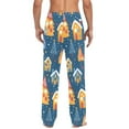 thumbnail image 4 of Christmas Tree and House Men's Pajama Pants Cotton Long Sleepwear Lounge Pants S, 4 of 7