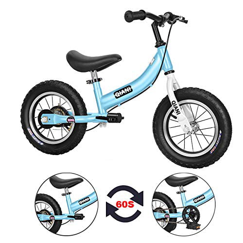 2 Wheel -Adjustable Training Wheels USA Freight $10-$20 Bicycle 12 in Blue 