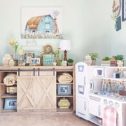 KidKraft Vintage Wooden White Play Kitchen with Ice Maker & Play Phone