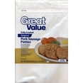 thumbnail image 2 of Great Value Gluten-Free Original Pork Sausage Patties, 32 oz, 2 of 2