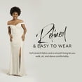 thumbnail image 4 of David’s Bridal, The Edit by DB Studio Women's Corset Bodice Off-the-Shoulder Wedding Dress, Full Length, Lace, 4 of 8