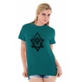 thumbnail image 4 of Triangle Eye Star Symbolic Spirit Men's Graphic T Shirt Tees Brisco Brands X, 4 of 6