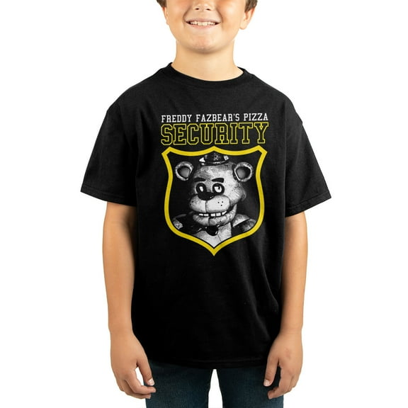 Five Nights at Freddy's Security Guard Youth Boys T-shirt-Small
