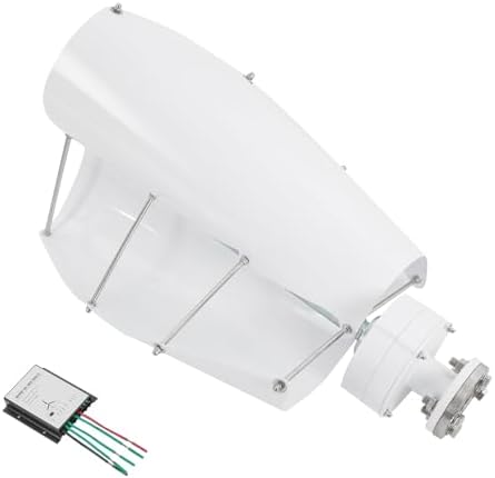 Wind Turbine, 12V 500W Vertical Axis Wind Turbine Generator with Electromagnetism Controller, 2 Aluminum Alloy Blades Wind Turbine Power Generation, Permanent Magnet Generator for Mobile House Cabin