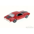 thumbnail image 4 of Dom's Chevrolet Chevelle SS Red with Black Stripes "Fast & Furious" Movie 1/24 Diecast Model Car by Jada, 4 of 5