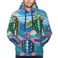 thumbnail image 4 of Bingfone Little Sea Turtles Men'S Drawstring Hoodie Long Sleeve Pocket Sweatshirts-4x-Large, 4 of 9