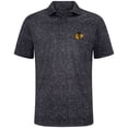 thumbnail image 2 of Men's Levelwear Black Chicago Blackhawks Speckle Polo, 2 of 3