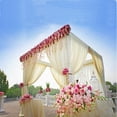 thumbnail image 2 of Efavormart 4 Post Height Adjustable Canopy Chuppah Mandap Wedding Photo - Hardware Kit Only, 2 of 11