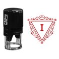 thumbnail image 1 of Printtoo Triangle Tourbillon Frontière I Alphabet Monogramme Initiale R-40 Auto Encreur Tampon en Caoutchouc Bureau Stationnaire, 1 of 6