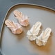 thumbnail image 5 of Zapatillas de boca de pez de malla de encaje para niñas, zapatos de princesa Baotou con fondo suave y perlas para niñas, 5 of 6