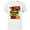 White, variant on Disney and Pixar’s Cars Race Time Lightning McQueen Racing - Short Sleeve Cotton T-Shirt for Adults - Customized-Black
