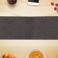 thumbnail image 3 of IH Casa Decor Vinyl Table Runner 72" Damask Chocolate - Set of 2, 3 of 3