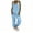 Sky Blue, variant on KEUSN Women Casual Cotton Linen Jumpsuit Overalls Dungaree Retro Harem Pants Trousers