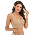 thumbnail image 4 of Front Close Sport Bra Women's Floral Lace Bralette Breathable Padded Comfort Bra, 4 of 9