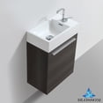 thumbnail image 4 of Blossom 18 Inch Dark Oak Bathroom Vanity and Sink with Mirror, 4 of 5