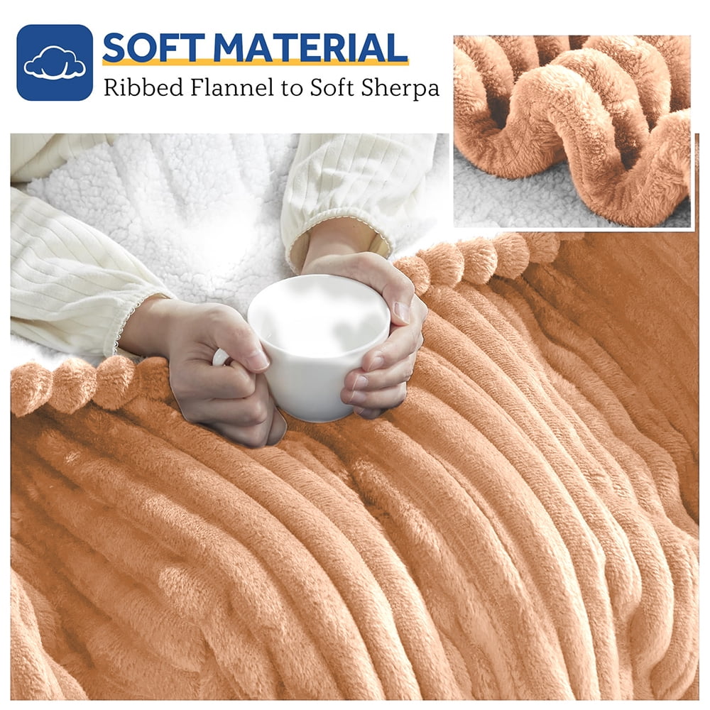 Electric Heated Blanket Twin size - 62"x84" Heating Blanket with 8  hours Auto-off, 10 Level Over-heat Protection, Soft Flannel